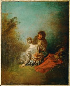 Der Fehltritt von Jean Antoine Watteau