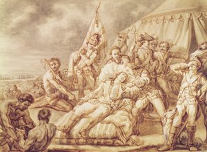 Der Tod des Marquis de Montcalm de Saint-Veran (1712-59)