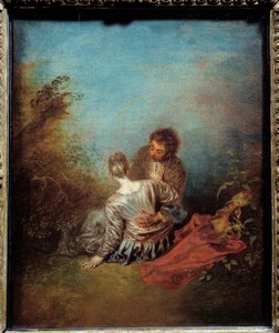 Der falsche Schritt von Jean Antoine Watteau