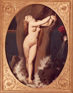 Angelica angekettet, erste Version von Ruggiero rettet Angelica