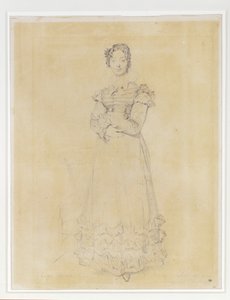 Françoise Leblanc, Ehefrau von Jacques-Louis, Sekretär von Elisa von Jean Auguste Dominique Ingres