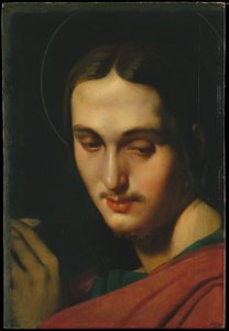 Kopf des Heiligen Johannes des Evangelisten von Jean Auguste Dominique Ingres