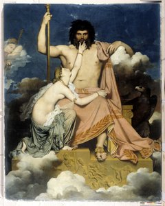 Jupiter und Thetis von Jean Auguste Dominique Ingres