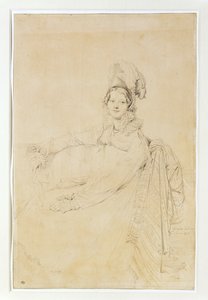 Mme. Destouches, geborene Armande Edmée Charton, zur Zeit des Porträts frisch verheiratet mit dem Architekten Destouches von Jean Auguste Dominique Ingres