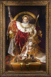 Napoleon I. auf dem Kaiserthron, 1806 von Jean Auguste Dominique Ingres