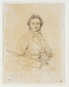 Niccolò Paganini, Violinist, 1819 von Jean Auguste Dominique Ingres