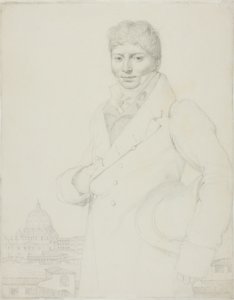 Porträt von Jean-Louis Robin von Jean Auguste Dominique Ingres