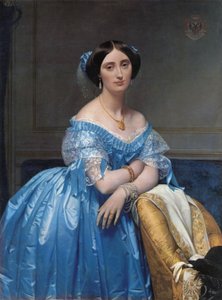 Porträt der Prinzessin Albert de Broglie von Jean Auguste Dominique Ingres