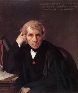 Porträt des Komponisten Luigi Cherubini 1760-1842, 1841