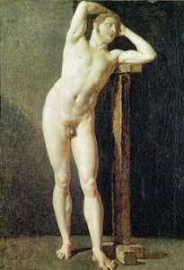 Studie eines Mannes, ca. 1801 von Jean Auguste Dominique Ingres