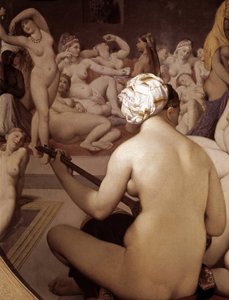 Das türkische Bad, Detail von Jean Auguste Dominique Ingres