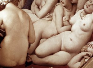 Das türkische Bad (Detail)