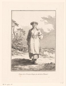 Junge Frau aus Ingermanland (Russische Traditionen und Bräuche) von Jean Baptist Leprince