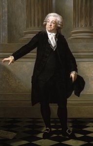 Porträt von Honore Gabriel Riqueti, Graf von Mirabeau von Jean Baptiste Adolphe Gibert