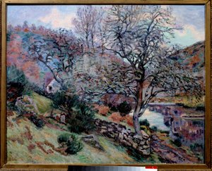 Crozan, der Felsen des Echos von Jean Baptiste Armand Guillaumin