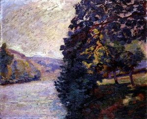 Sonnenaufgang bei Crozant, Bretagne, ca. 1916 von Jean Baptiste Armand Guillaumin