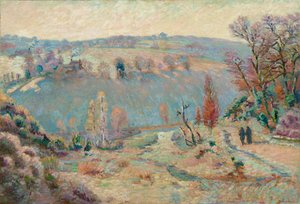 Tal der Sédelle bei Pont Charraud: Weißer Frost, um 1903-1911 von Jean Baptiste Armand Guillaumin