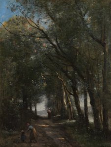 Ein Weg durch die Bäume, ca. 1870-73