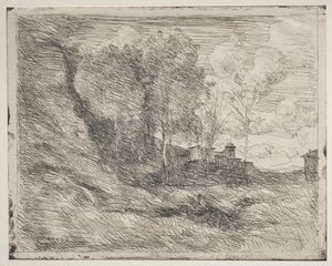 Ein Andenken an Ostia von Jean Baptiste Camille Corot