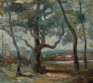Der Große Baum (Studie) von Jean Baptiste Camille Corot