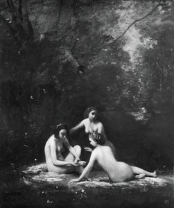 Nymphen verlassen das Bad, 1843