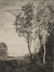 Erinnerung an Italien von Jean Baptiste Camille Corot