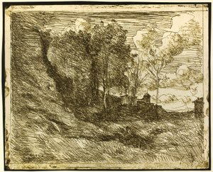 Erinnerung an Ostia von Jean Baptiste Camille Corot