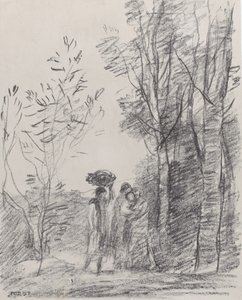 Das Treffen im Hain, 1871 von Jean Baptiste Camille Corot