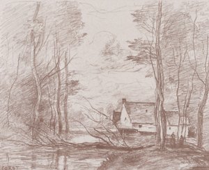 Die Mühle in Cuincy, bei Douai, 1871-72