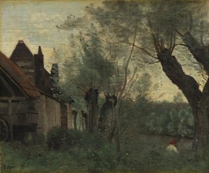 Weiden und Bauernhaus in Sainte-Catherine-lès-Arras, 1871