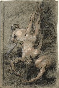 Martyrium des Heiligen Petrus von Jean Baptiste Carpeaux