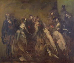 Empfang im Tuilerienpalast während des Zweiten Kaiserreichs von Jean Baptiste Carpeaux