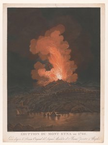 Ausbruch des Ätna von Jean Baptiste Chapuy