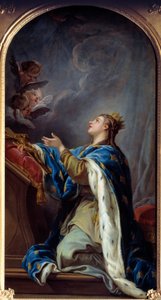 Heilige Jeanne de France von Jean Baptiste Deshays