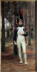 Grenadier zu Fuß der Garde Imperiale 1806 von Jean Baptiste Edouard Detaille