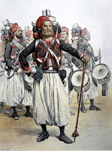Zouave Tambourmajor, Nordafrika