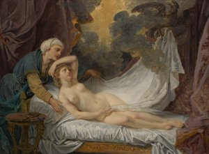 Aegina besucht von Jupiter, ca. 1767-69 von Jean Baptiste Greuze