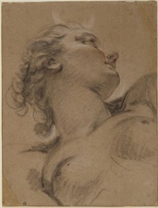 Kopf und Oberkörper von Diana von Jean Baptiste Henri Deshays