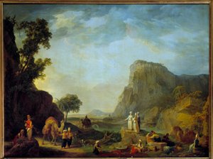 Orientalische Landschaft von Jean Baptiste Hilaire