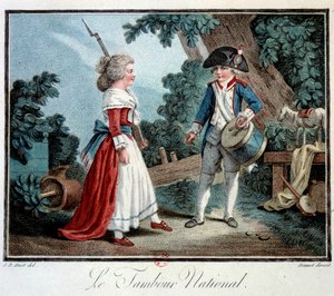 Französische Revolution: „Le tambour national“ von Jean Baptiste Huet