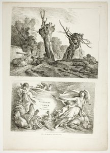 Platte 25 von 38 aus Oeuvres de J. B. Huet von Jean Baptiste Huet