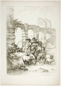 Platte Zwölf von 38 aus Oeuvres de J. B. Huet