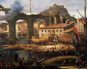 Die Werften von La Ciotat von Jean Baptiste I de La Rose