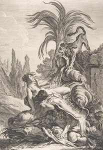 Die erschrockene Najade, ca. 1740 von Jean Baptiste Marie Pierre