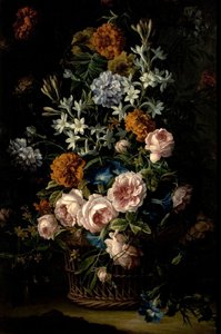 Blumen in einem Korb