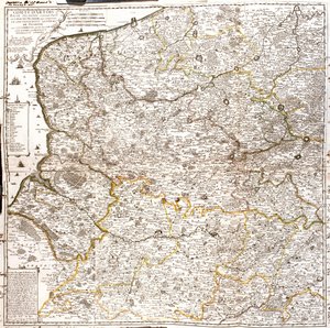Karte von Artois (Frankreich) und Flandern (Belgien, Niederlande) (Gravur)