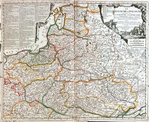 Karte von Polen und Litauen