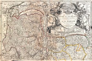 Karte von Savoyen und Piemont (Italien) von Jean Baptiste Nolin