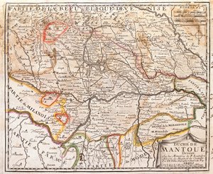 Karte der Provinz Mantova (Italien) von Jean Baptiste Nolin