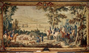 Jagd von Ludwig XV. von Jean Baptiste Oudry